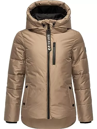 Navahoo Jacken Navahoo Damen Winterjacke Steppjacke warm mit Kapuze Krümelein XS-3XL