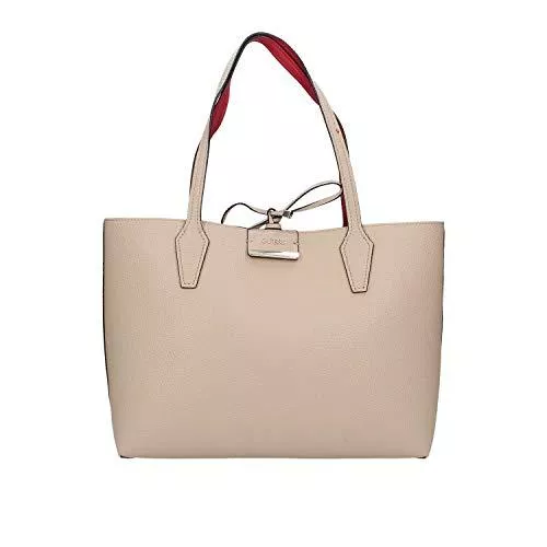 GUESS Taschen & Rucksäcke Guess Bobbi Inside Out Tote Tan/Red