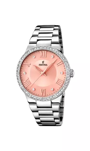 Festina Uhren Festina Damen Analog Quarz Uhr mit Edelstahl Armband F16719/3