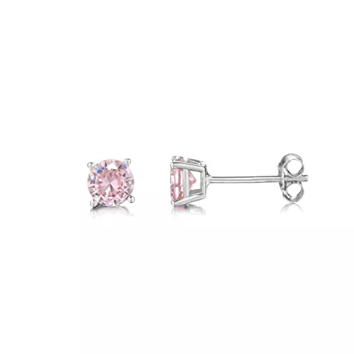 inSCINTILLE Schmuck inSCINTILLE Ohrringe Silber 925 Damen Herren, Ohrstecker mit Zirkonia, Verschiedene Größen und Farben