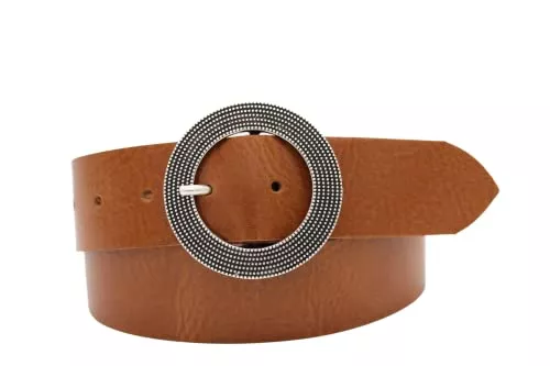 AnnaMatoni Gürtel AnnaMatoni Damen Ledergürtel 4 cm Made in Germany Zeitloses Design, Echtes Rindsleder - Gürtel für Damen mit perfekter Passform, Langlebigkeit und nickelfreier Schließe