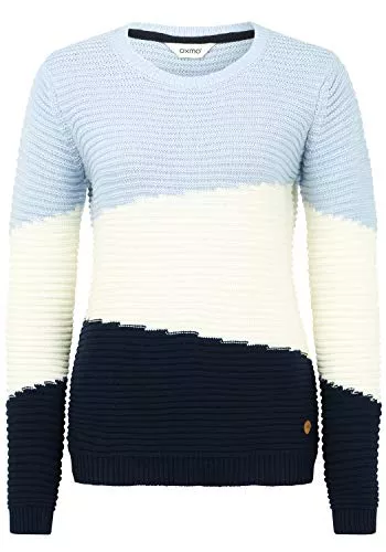 OXMO Pullover & Strickmode OXMO OXOlma Damen Strickpullover Grobstrick Pullover