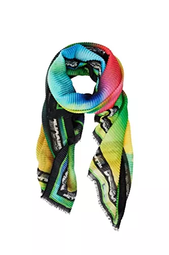 Desigual Schals & Tücher Desigual Damen Fou_metaverso FOU METAVERSO RECTA 9019 TUTTI FRUTI, Material Finishes, Einheitsgröße EU