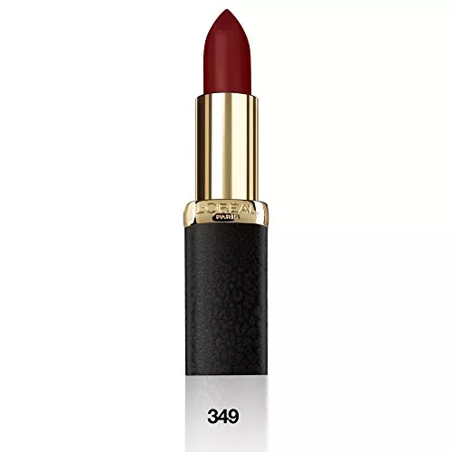 L'Oréal Paris Accessoires L'Oréal Paris Color Riche Matte 349 Paris Cherry, matter Lippenstift mit pflegenden Ölen, cremige Textur für maximalen Lippenkomfort