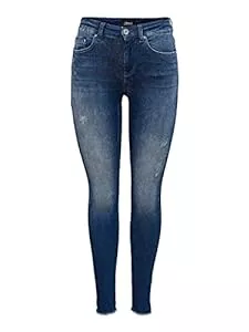 ONLY Jeans ONLY Female Skinny Fit Jeans ONLBlush Life Mid Ankle Raw
