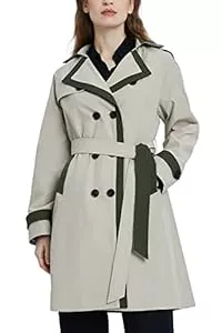 Orolay Mäntel Orolay Damen Klassischer Trenchcoat Zweireihig Mittellang Winddicht Modisch Jacke Revers Mantel mit Gürtel