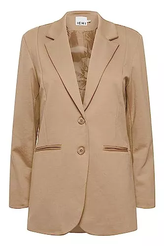 ICHI Blazer ICHI IHKATE SUS Oversize BL Damen Blazer Longblazer Jacke Long-Blazer mit Knöpfen Stretch und Reverskragen