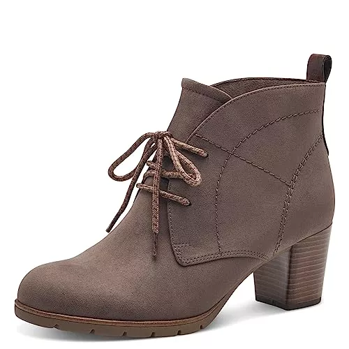 MARCO TOZZI Stiefel MARCO TOZZI Damen Stiefeletten zum Schnüren Elegant Blockabsatz