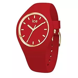ICE-WATCH Uhren Ice-Watch - ICE glam colour Red - Rote DamenUhr mit Silikonarmband