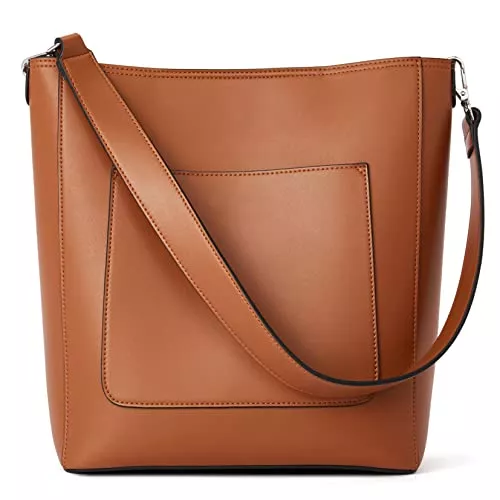 BOSTANTEN Taschen & Rucksäcke BOSTANTEN Handtasche Damen, PU Leder Schultertasche Umhängetasche Frauen Shopper Hobo Tasche Groß Crossbody bag mit Zwei Schultergurte