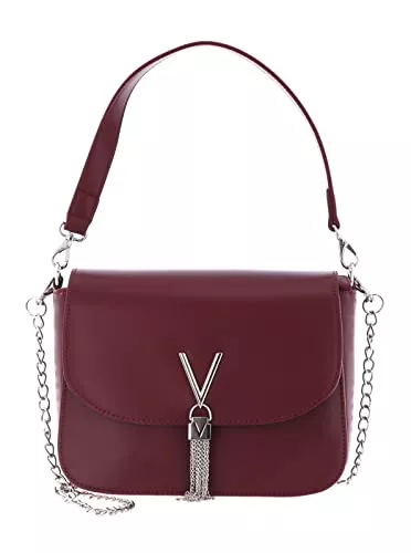 VALENTINO Taschen & Rucksäcke VALENTINO Damen Satchel 5 kc-Divina NA einzigartig Pattina, Weinrot, OneSize