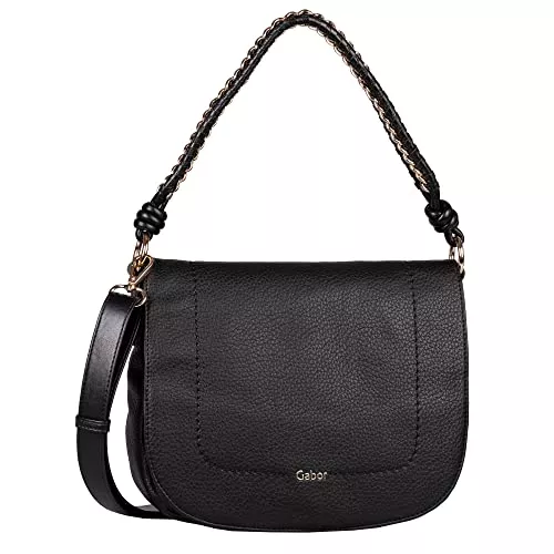 Gabor Taschen & Rucksäcke Gabor bags Dania Damen Umhängetasche Umschlagtasche Klein Schwarz