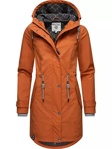 Peak Time Jacken Peak Time Damen Regenjacke Regenmantel Jacke wasserdicht mit Kapuze L60042 XS-5XL