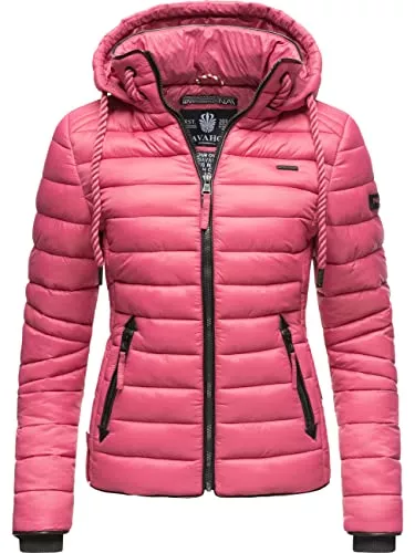 Navahoo Jacken Navahoo Damen leichte Übergangsjacke Steppjacke mit Kapuze Lulana XS-XXL