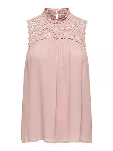 ONLY Ärmellose Blusen ONLY Female Oberteil ohne Ärmel Spitzen