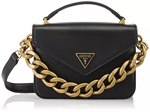 GUESS Taschen & Rucksäcke Guess Retour Mini Top Handle Flap Black