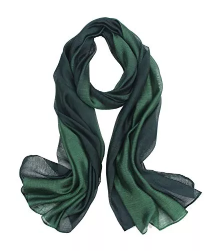 Sawekin Schals & Tücher Sawekin Damen Schal Stola Halstuch Sommerschals Farbverlauf Stola Für Abendkleid Festlich Hochzeit Braut Seidenschal/Baumwolle Schal Ganzjährig