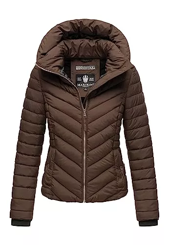 MARIKOO Jacken MARIKOO Damen Stepp Jacke gesteppte warme Übergangsjacke Kapuze B957