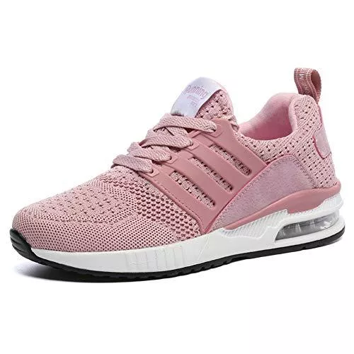 JUXINCHI Sneaker & Sportschuhe JUXINCHI Herren Damen Sneakers Bequeme Atmungsaktiv Laufschuhe Schnürer Air Profilsohle Sportschuhe Luftpolster Turnschuhe Fitness Leichte 36-44 EU