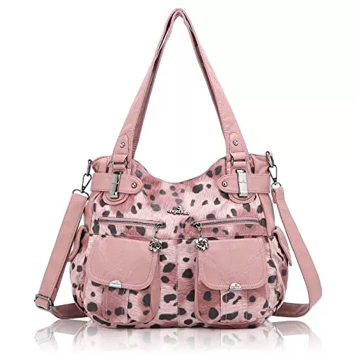 angel kiss Taschen & Rucksäcke angel kiss Groß Hobo Tasche Damen Handtasche Umhängetaschen Schultertasche weiches PU leder tolle taschen Viele Fächer für Frauen