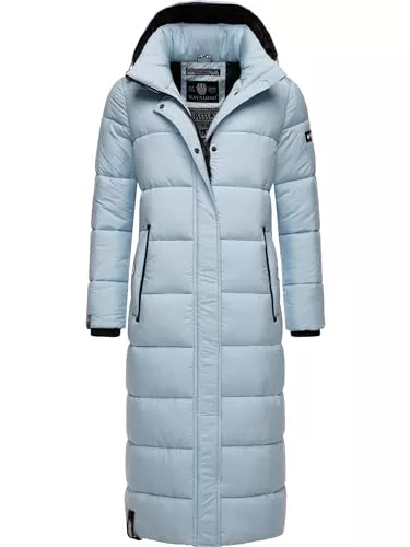 Navahoo Mäntel Navahoo Damen Wintermantel warmer Steppmantel lang mit Kapuze Isalie XS-XXL