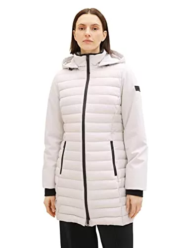 TOM TAILOR Mäntel TOM TAILOR Damen Hybrid Steppmantel mit Kapuze