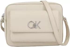 Calvin Klein Taschen & Rucksäcke Calvin Klein Damen Re-Lock Kameratasche mit Klappe Crossovers, Einheitsgröße