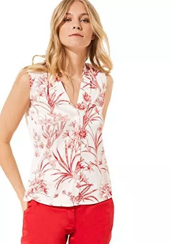 comma Ärmellose Blusen comma Damen T-Shirt