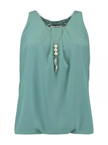 Hailys Ärmellose Blusen Hailys Blusentop Ellen mintgrün
