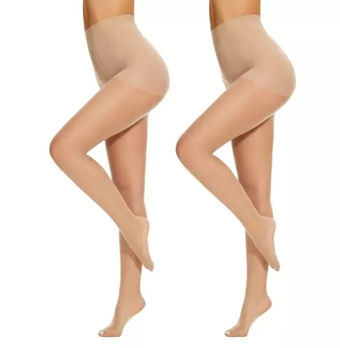 Mesing Socken & Strümpfe Mesing Damen Strumpfhosen Transparent Reißfest FeineStützstrumpfhose Shaper Silk Strumpfhose 1/2/3er Pack