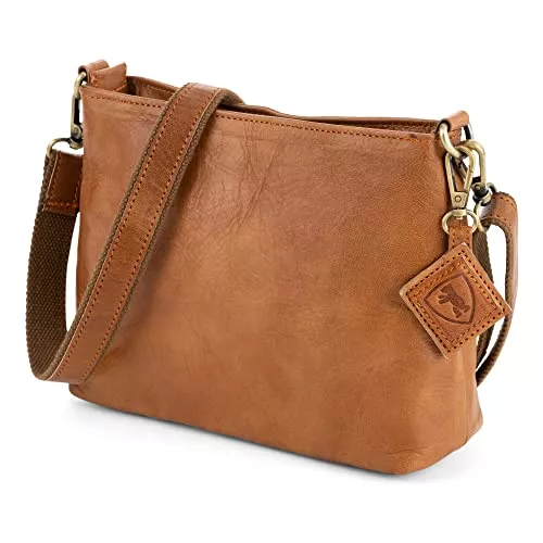 Berliner Bags Taschen & Rucksäcke Berliner Bags Vintage Schultertasche Marbella, Kleine Umhängetasche aus Leder, Handtasche für Frauen