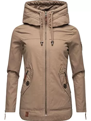 Navahoo Jacken Navahoo Damen leichte Übergangsjacke mit Kapuze Wekoo XS-3XL
