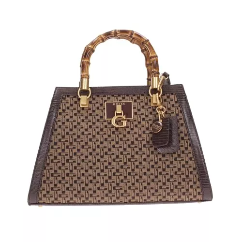 GUESS Taschen & Rucksäcke GUESS Borsa a mano/tracolla Stephi bamboo stachel brown logo B24GU102 JK787508