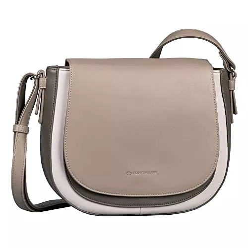 TOM TAILOR Taschen & Rucksäcke TOM TAILOR bags Miria Damen Umhängetasche Satteltasche Mittelgroß Beige