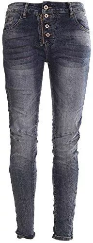 Basic.de Jeans BASIC.de Boyfriend-Jeans Hose Damen