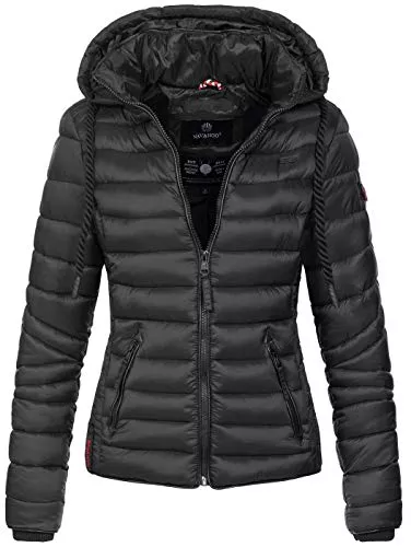 Navahoo Jacken Navahoo Damen leichte Übergangsjacke Steppjacke mit Kapuze Lulana XS-XXL