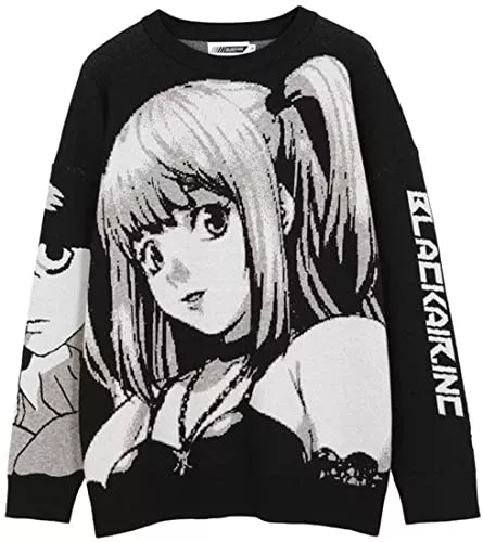 YINGKE Pullover & Strickmode YINGKE Damen Kawaii Niedliche Y2K Teen Pullover Gothic Streetwear Style Harajuku Koreanischer Pullover