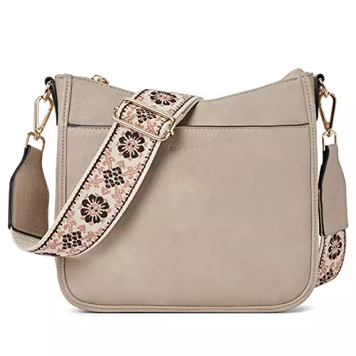 BOSTANTEN Taschen & Rucksäcke BOSTANTEN Damen Handtasche Kleine Umhängetasche aus PU Leder Schultertasche für Frauen Crossbody Bags mit verstellbarem Farbigem Riemen