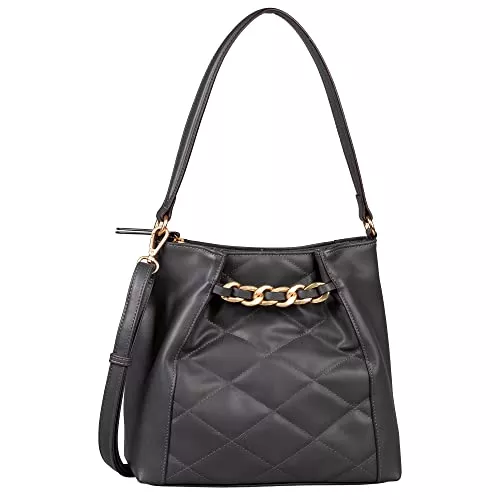 Gabor Taschen & Rucksäcke Gabor bags Charlotte Damen Beuteltasche Bucket Bag Mittelgroß grau