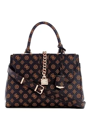 GUESS Taschen & Rucksäcke Guess Tiberia Handtasche Dunkelbraun