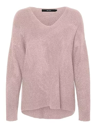 VERO MODA Pullover & Strickmode VERO MODA Female Strickpullover VMCREWLEFILE LS V-Neck Blouse NOOS