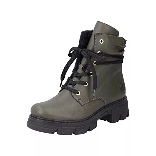 Rieker Stiefel Rieker Damen Schnürstiefel 74624, Frauen Stiefel