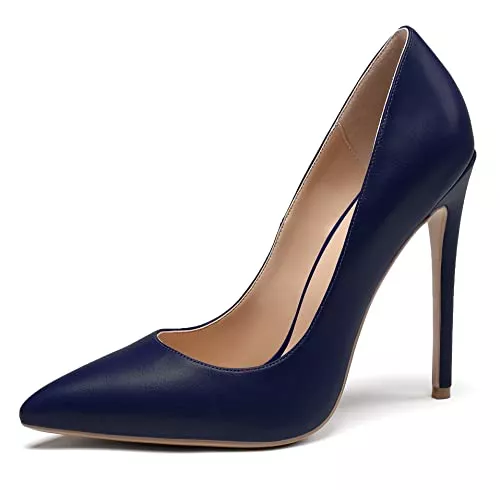 Mettesally High Heels Mettesally Damen Spitze Pumps,Stiletto High Heel Schuhe,Elegante Hochzeits Kleid Schuhe