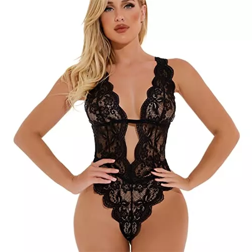 DAPERCI Unterwäsche & Dessous DAPERCI Sexy Outfit für Damen, Kreuzstich, sexy Dessous 2er-Pack,Damen Sexy Dessous Negligee