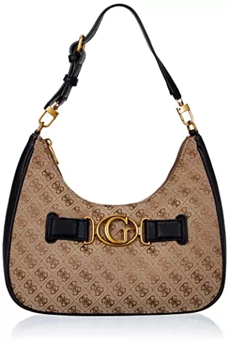 GUESS Taschen & Rucksäcke Guess Damen Women's Bag Aviana Hobo, Beige, One Size