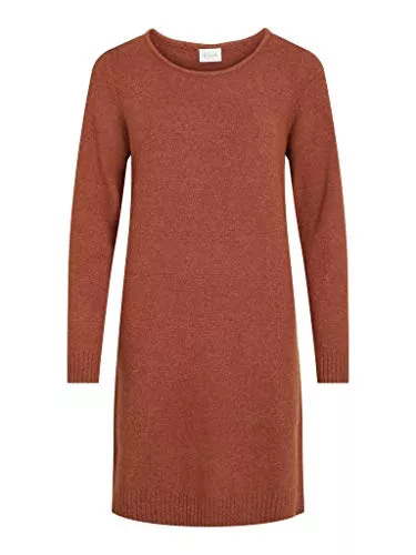 Vila Freizeit Vila Damen Viril L/S Knit Dress-Noos Kleid