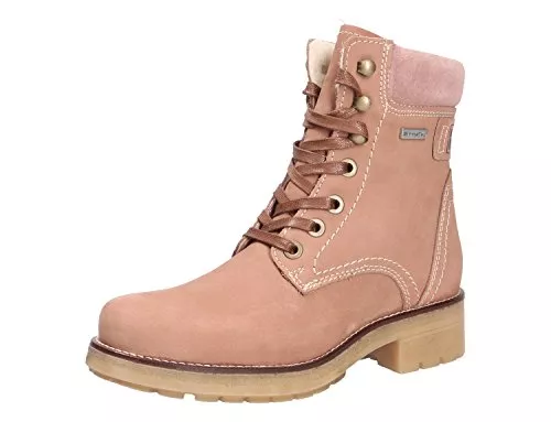 Tamaris Stiefel Tamaris Damen Schnürstiefel Maggi Rosewood beige - 37/37.0