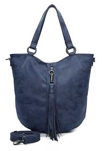 Fritzi aus Preussen Taschen & Rucksäcke Fritzi aus Preussen Damen Race03 Vintag 495 True Blue Hobo, One Size