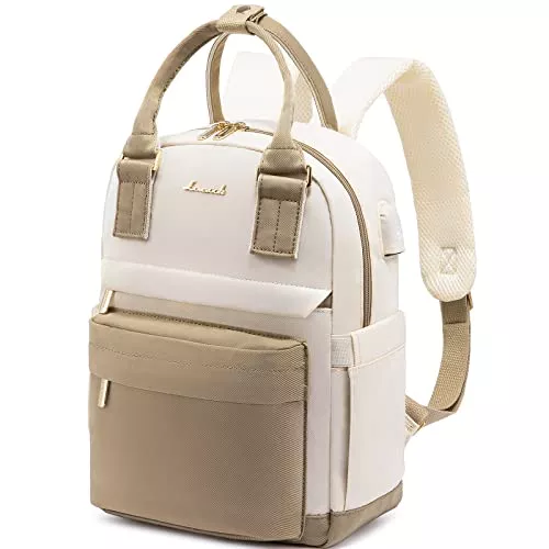 LOVEVOOK Taschen & Rucksäcke LOVEVOOK Rucksack Damen Klein, Wasserdicht Cityrucksack Handtasche 2 in 1 mit USB Ladeanschluss, Mini Tasche Daypack Backpack Women Elegant für Freizeit Schule Reisen Arbeit