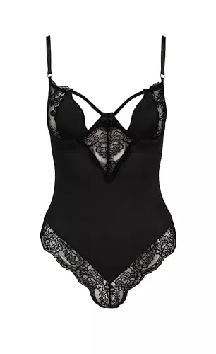 Selente Unterwäsche & Dessous Selente Luxury Love edles Damen Dessous-Set (made in EU) aus Body &amp; exklusiver Satin-Augenbinde